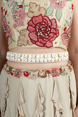 Pink shell flower belt5543 video